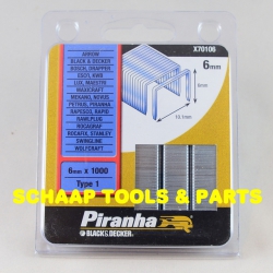 Nieten type  1 -  6mm 11,4x10,1mm | X70106